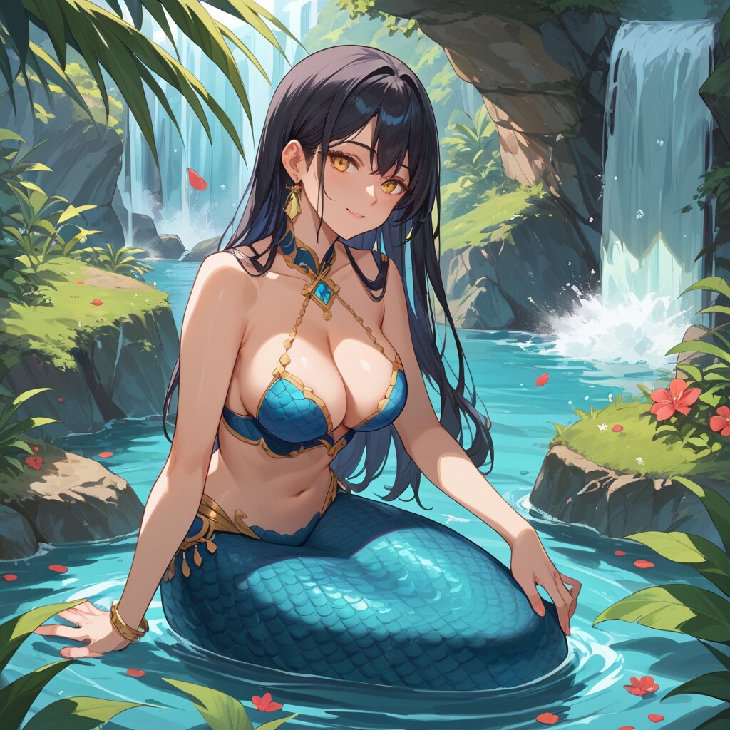 滝に住む伝説