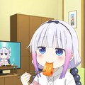 小林さんちのメイドラゴン　カンナ　🐲　お寿司を食べる！ 4枚目