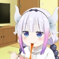 小林さんちのメイドラゴン　カンナ　🐲　お寿司を食べる！ 2枚目