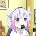 小林さんちのメイドラゴン　カンナ　🐲　お寿司を食べる！ 3枚目