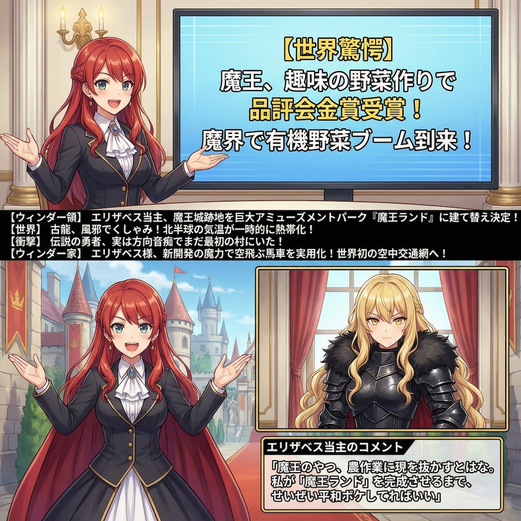 異世界、ウィンダー家に関するニュース。7