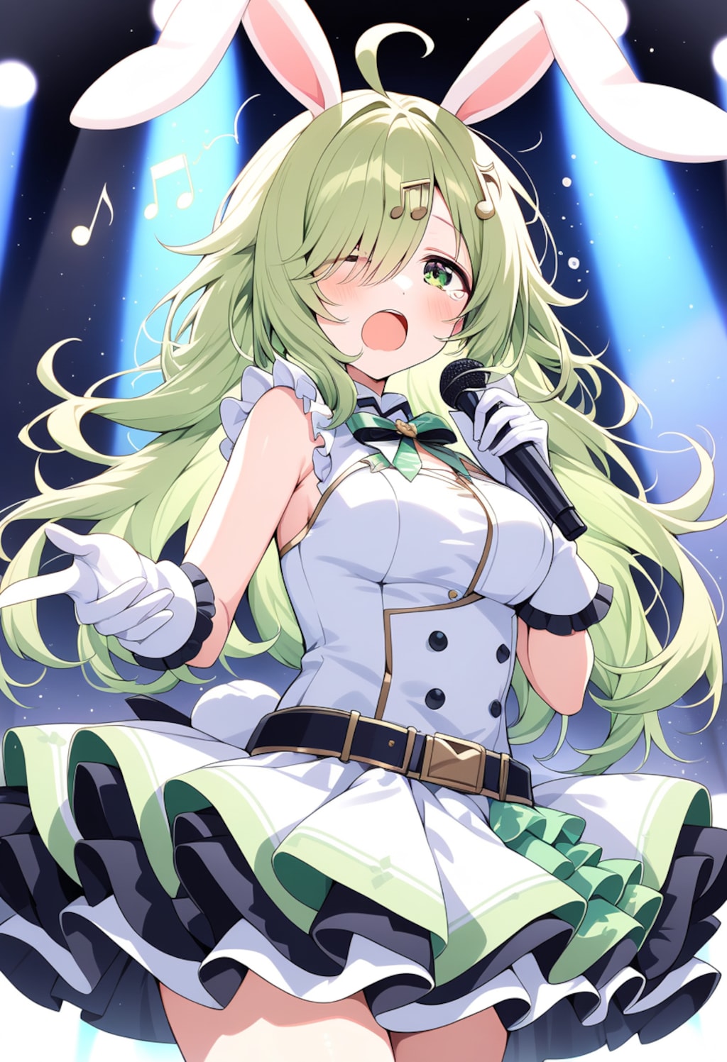 ねむい中歌うディアちゃん、大はしゃぎの誰か