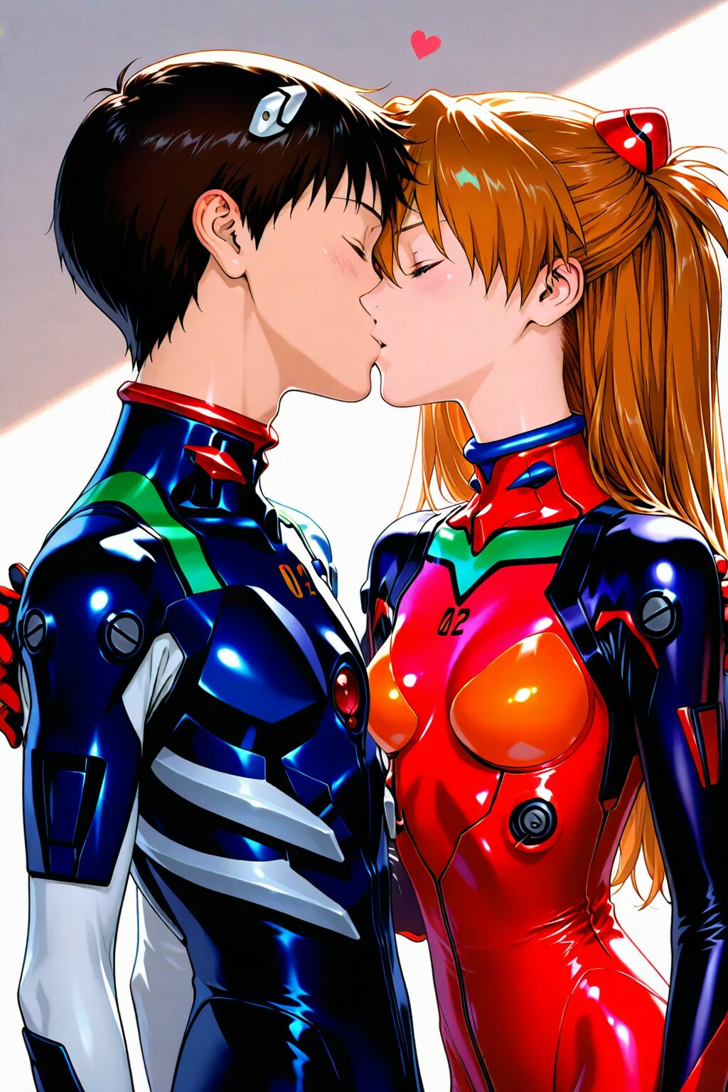 シンジとアスカのキス