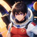 宇宙と黒髪短髪男性★その1（12枚） 3枚目