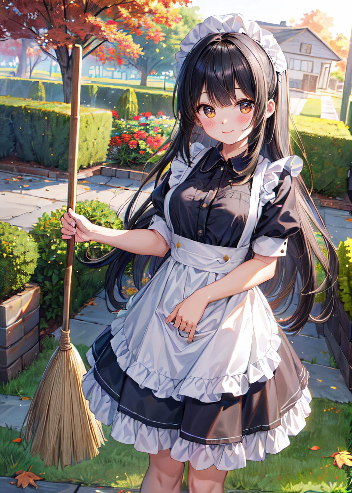 庭掃除