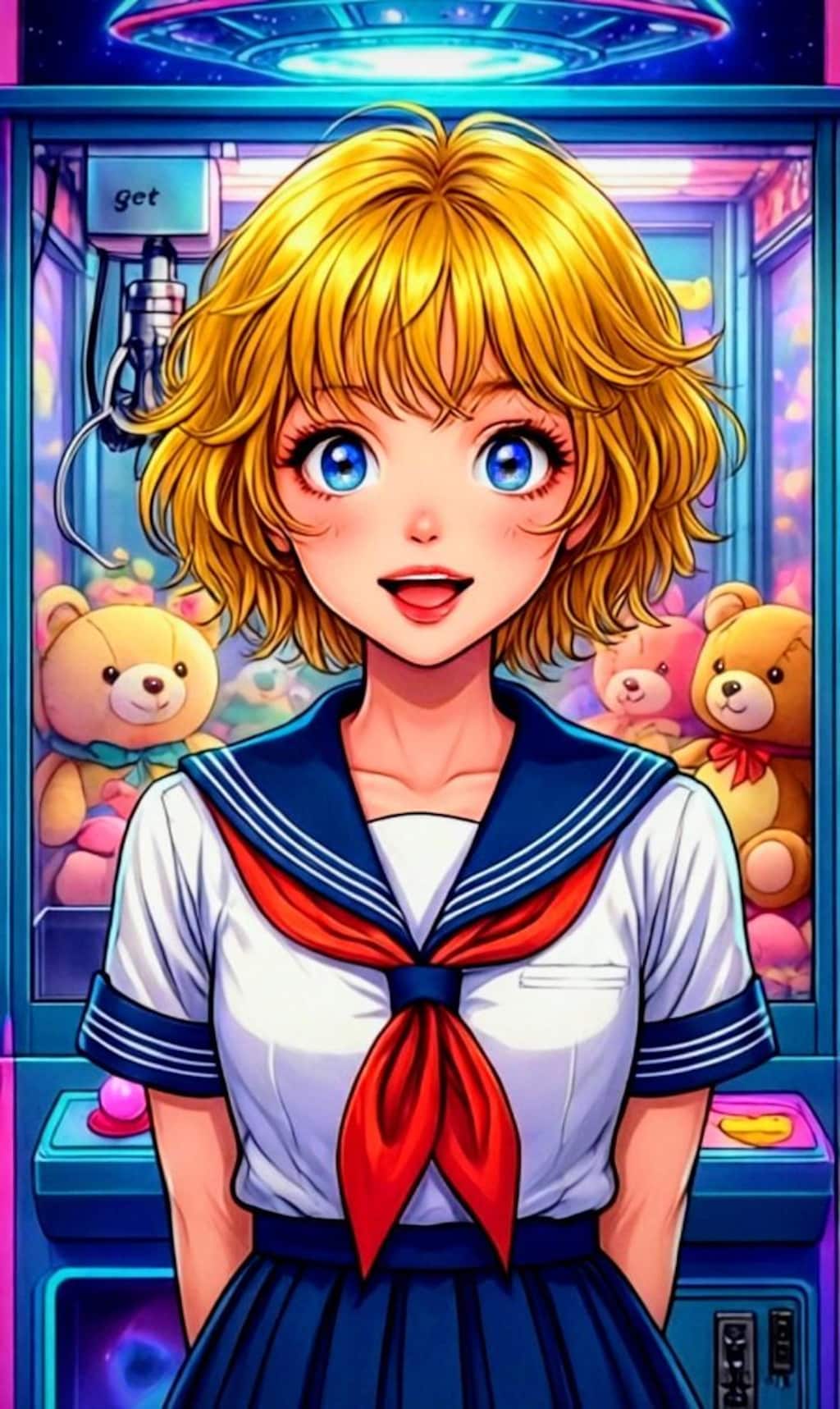 ゲームセンターで遊びたい娘達。
