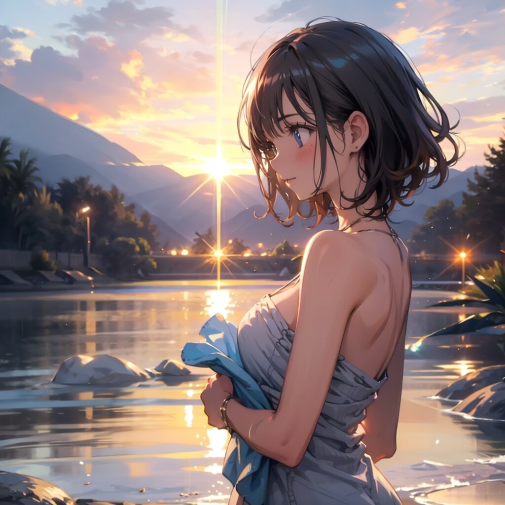 湯けむり渓流露天