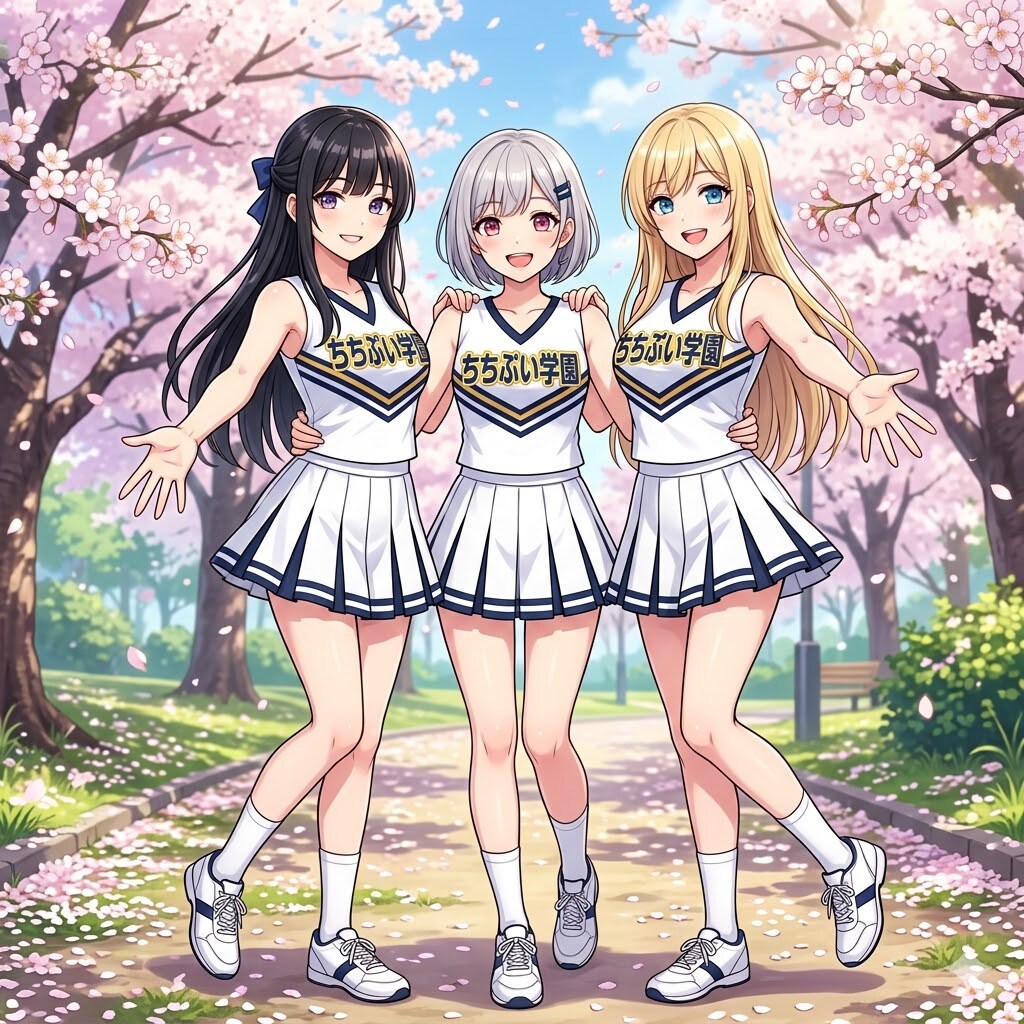 チアリーダー３人娘
