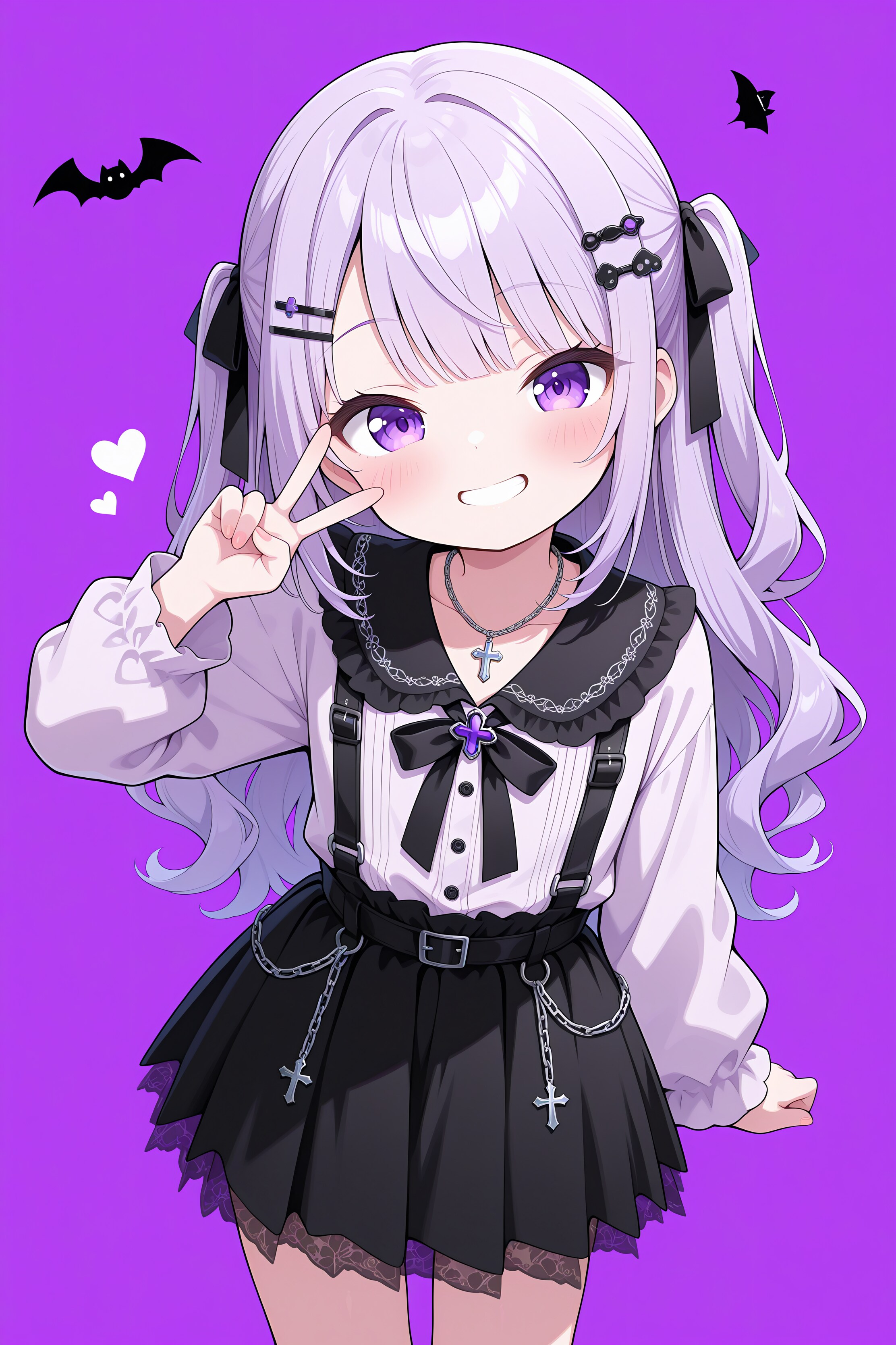 闇かわピース | の人気AIイラスト・グラビア