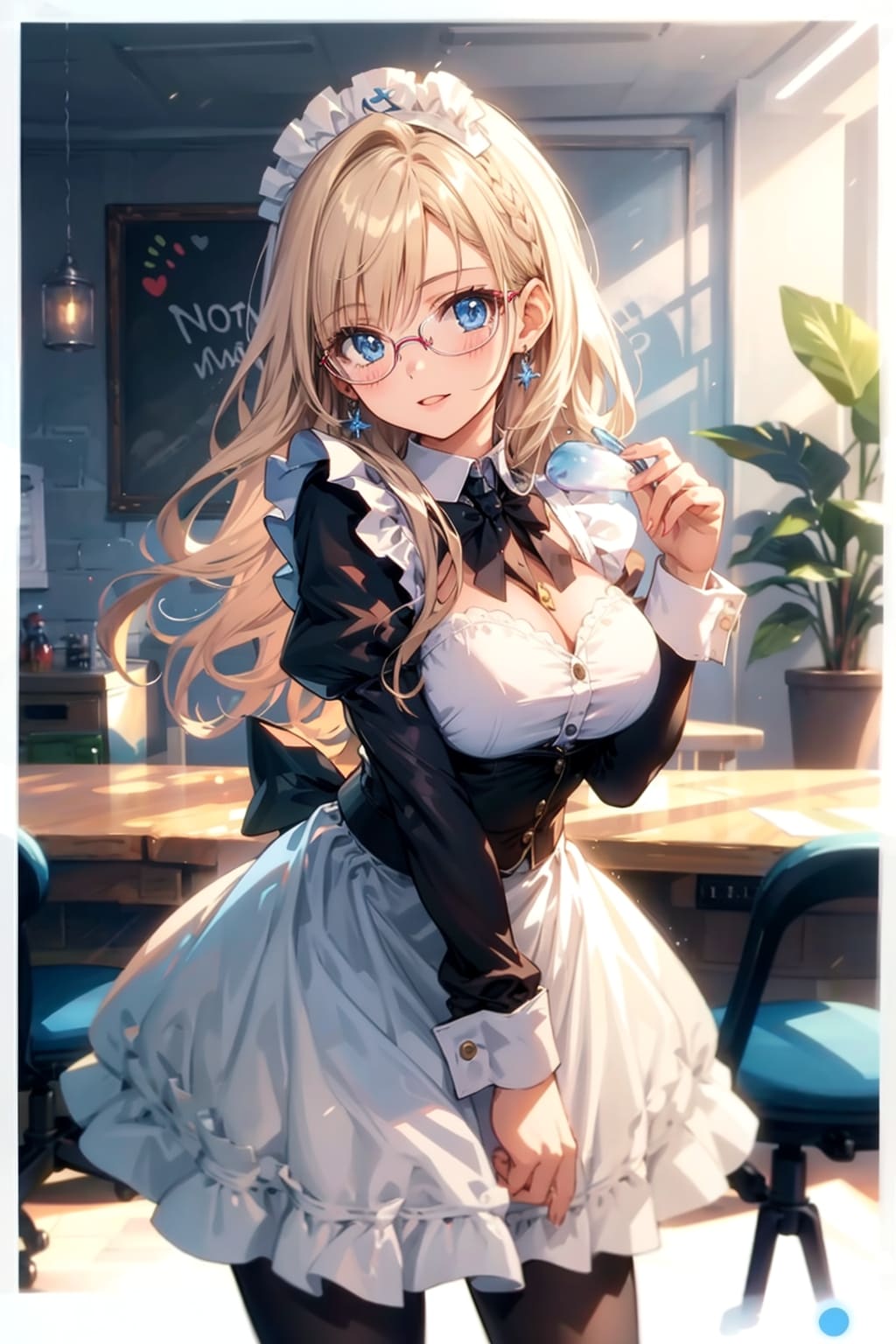 メガネ美少女メイド