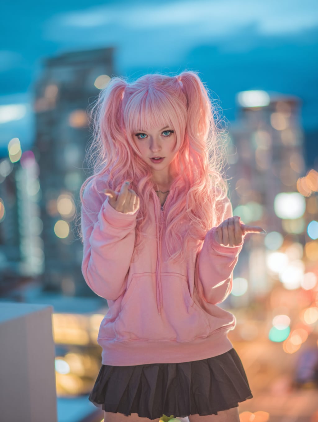 ツインテールボッチ美女