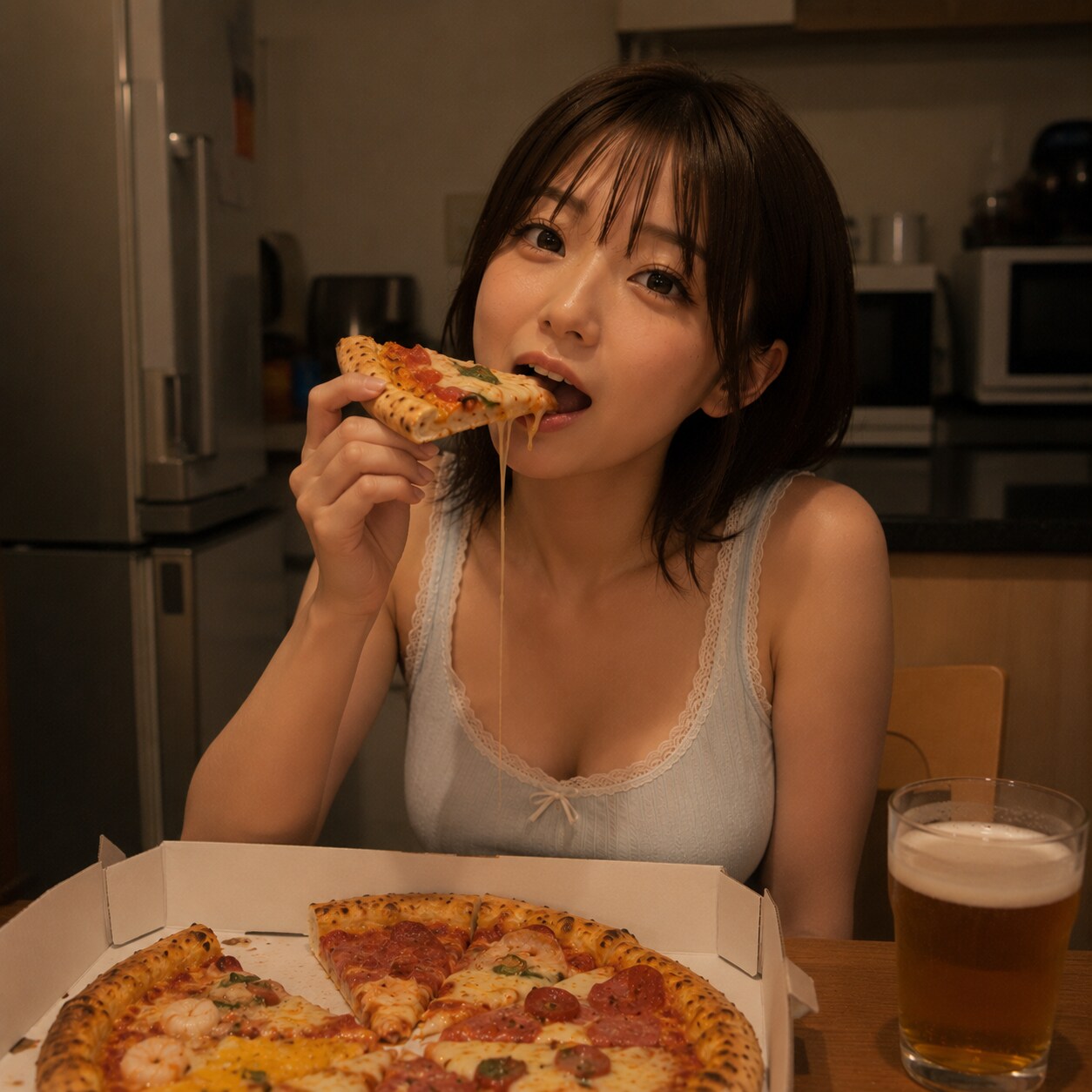 飯テロ　ピザ・リベンジ
