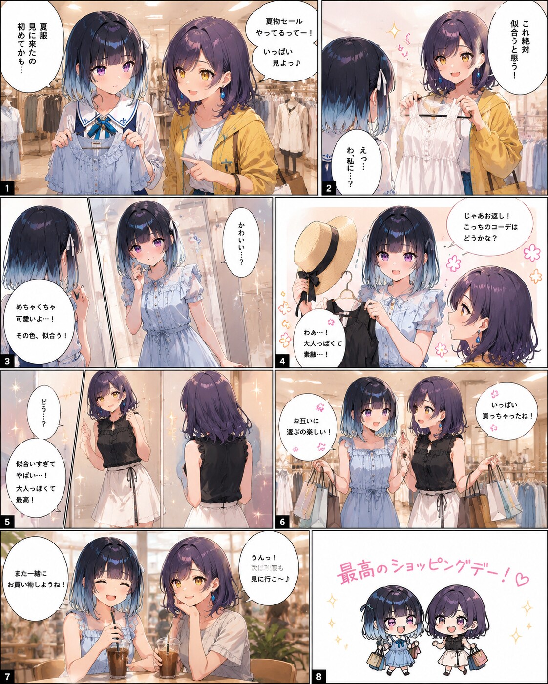 デパートで