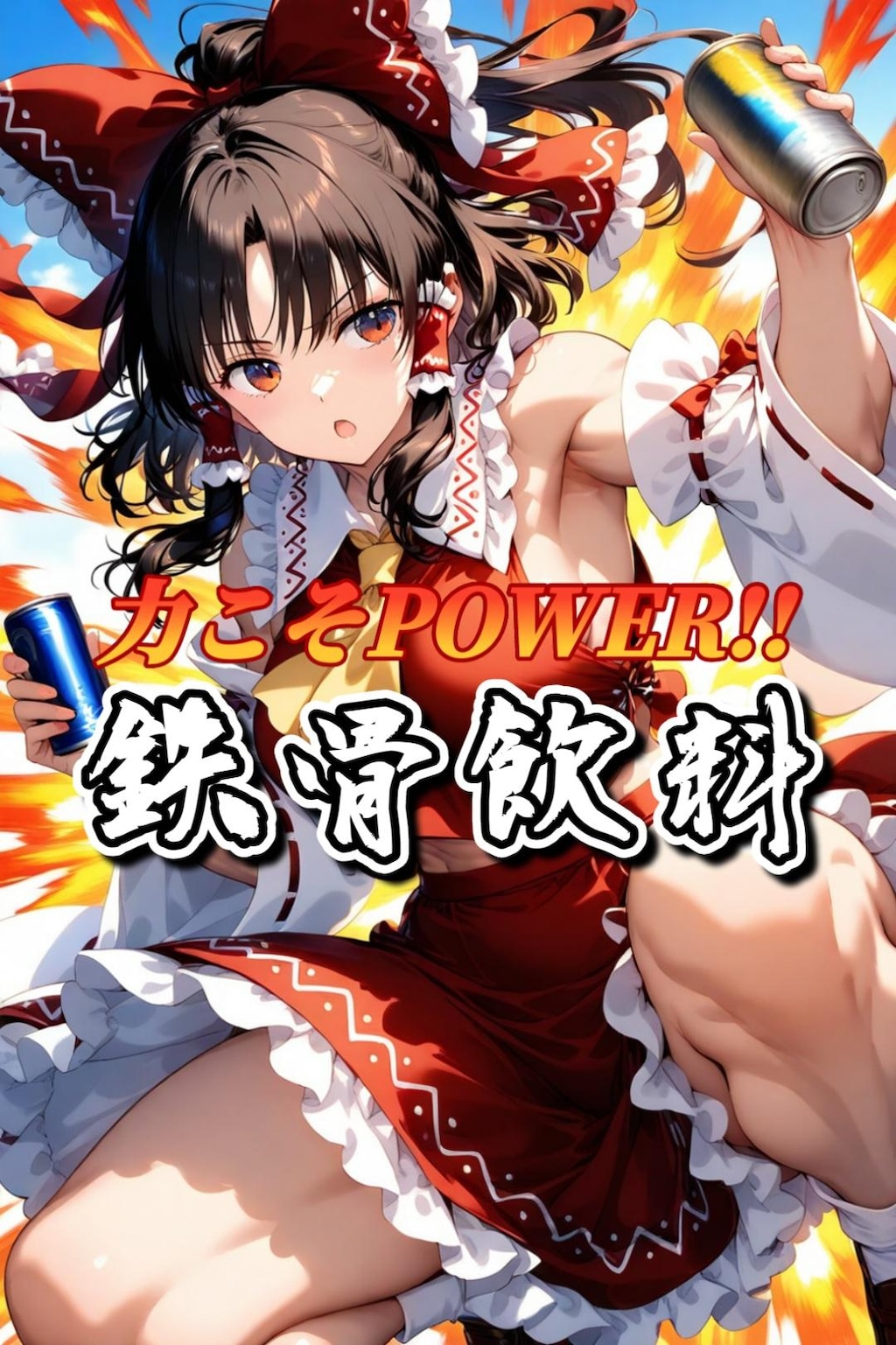 【夢のコラボ】鉄骨飲料✕J.WATER✕博麗霊夢