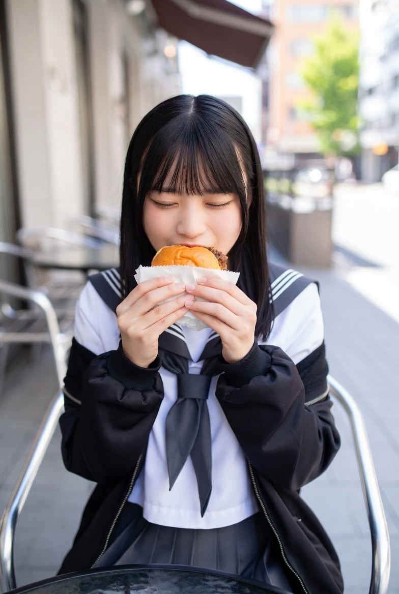 カフェバーガー | の人気AIイラスト・グラビア