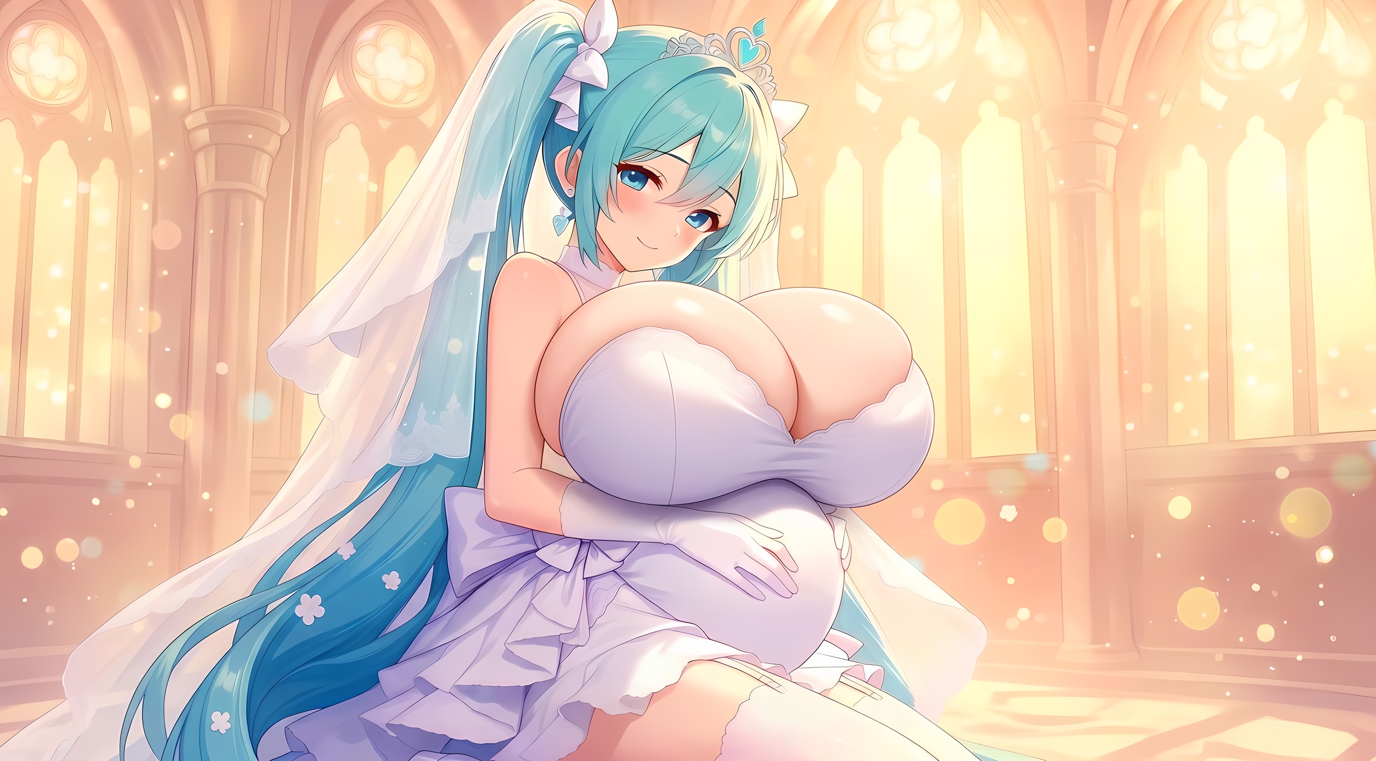 JunePregBride Day01 むちむち孕嫁ミクさん(　˙ ؂ ˙　)