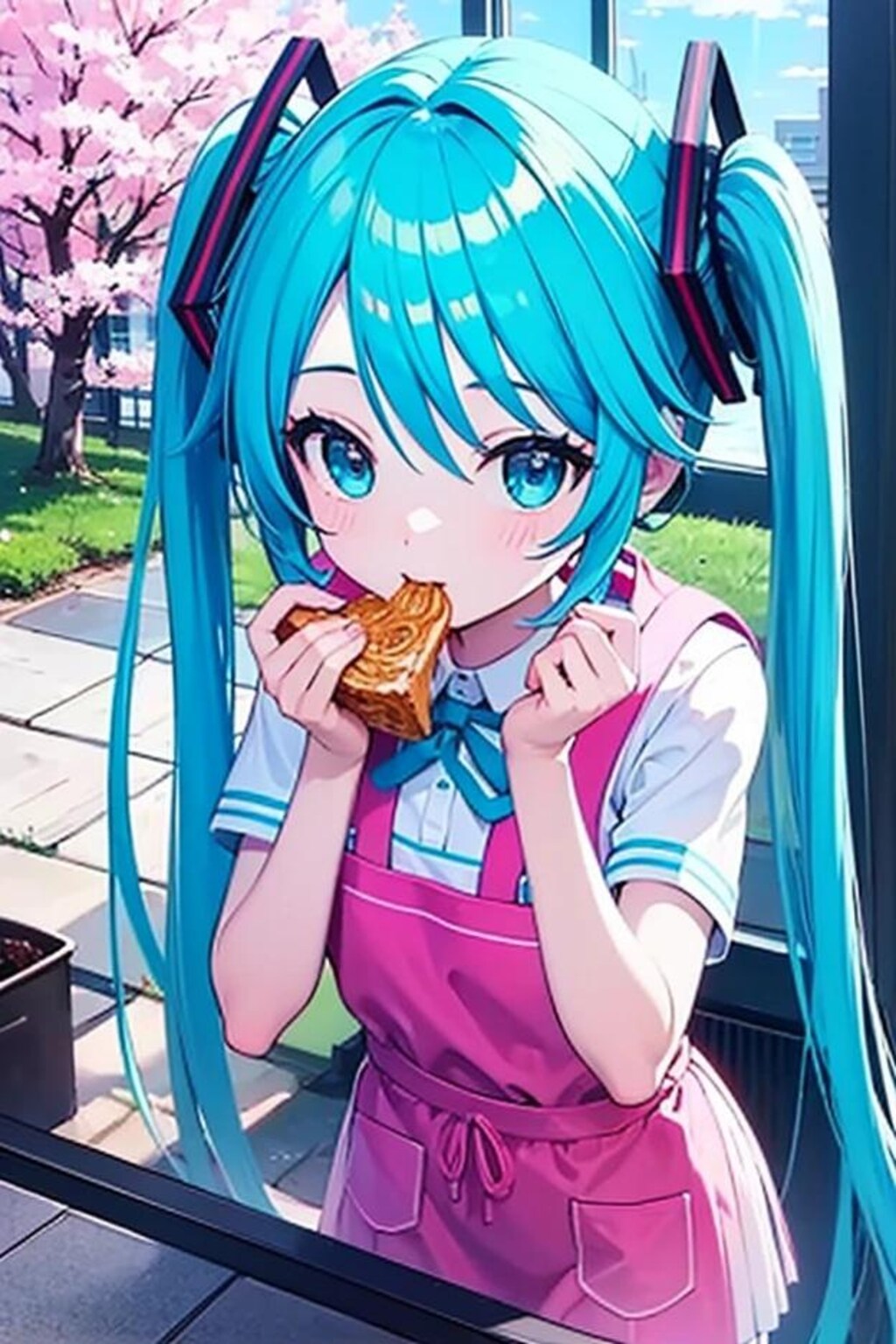 花より・・・何か食べてる