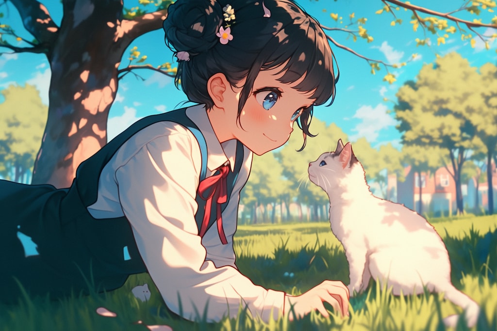 猫🐈とおだんごちゃん🍡✨81