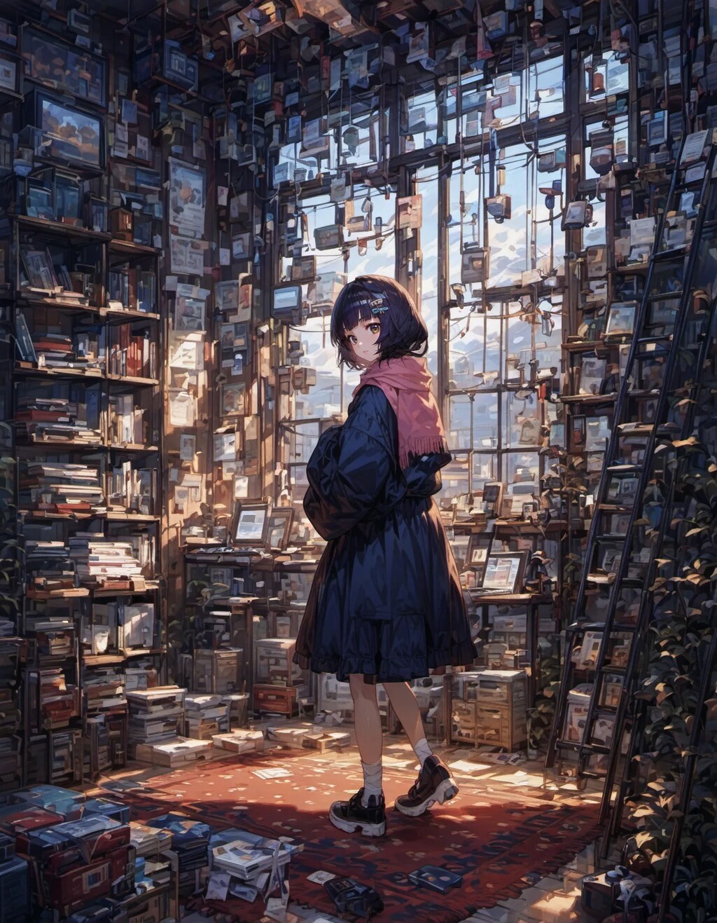 Sunlight Through the Stacks