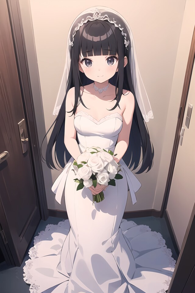 ウェディングドレス試着（美冬編）