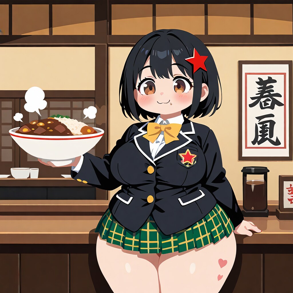 大盛りカレーと季理華ちゃん