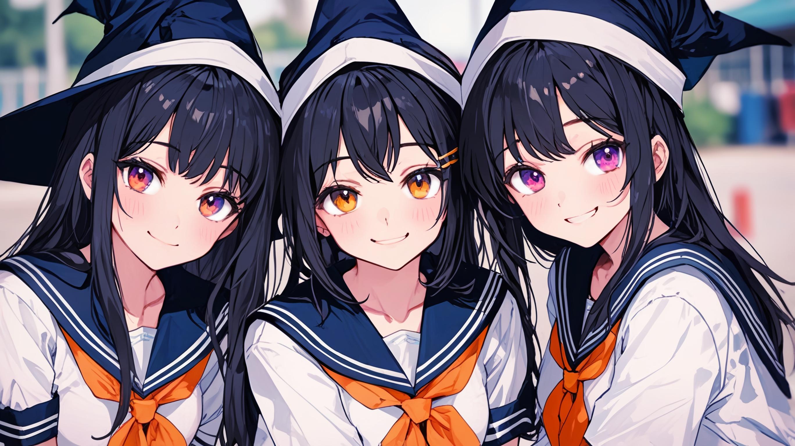 魔法学校のセーラー服 | の人気AIイラスト・グラビア