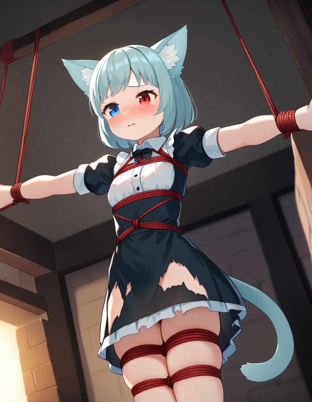 メイドとまにお仕置き①