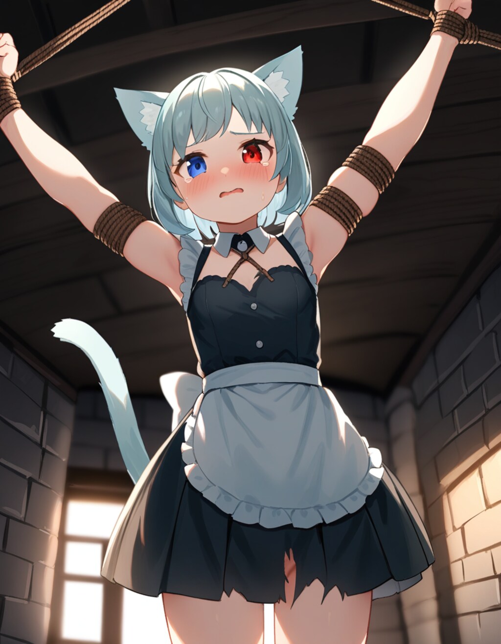 メイドとまにお仕置き①
