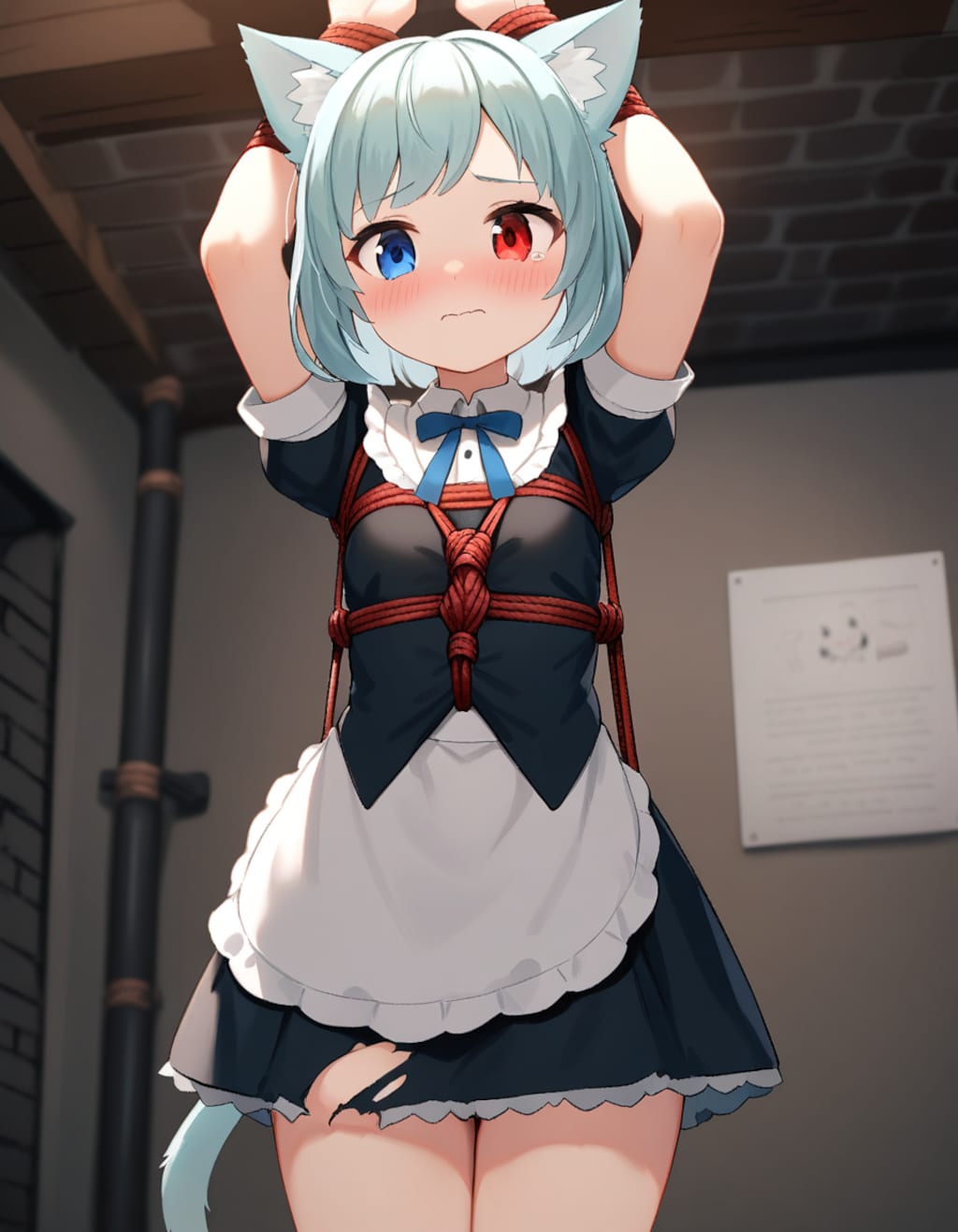 メイドとまにお仕置き①