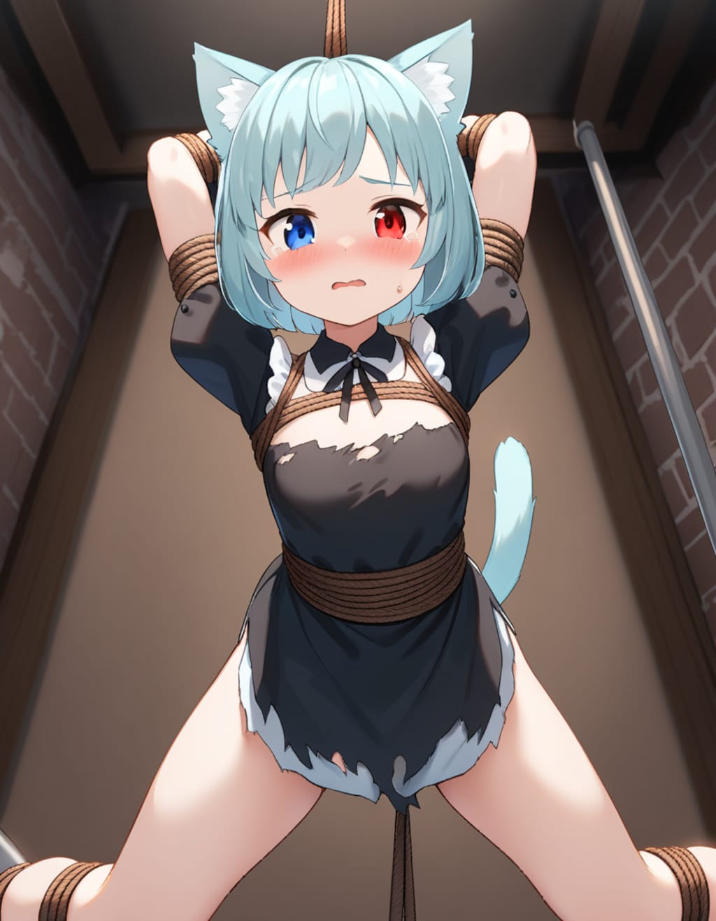 メイドとまにお仕置き①