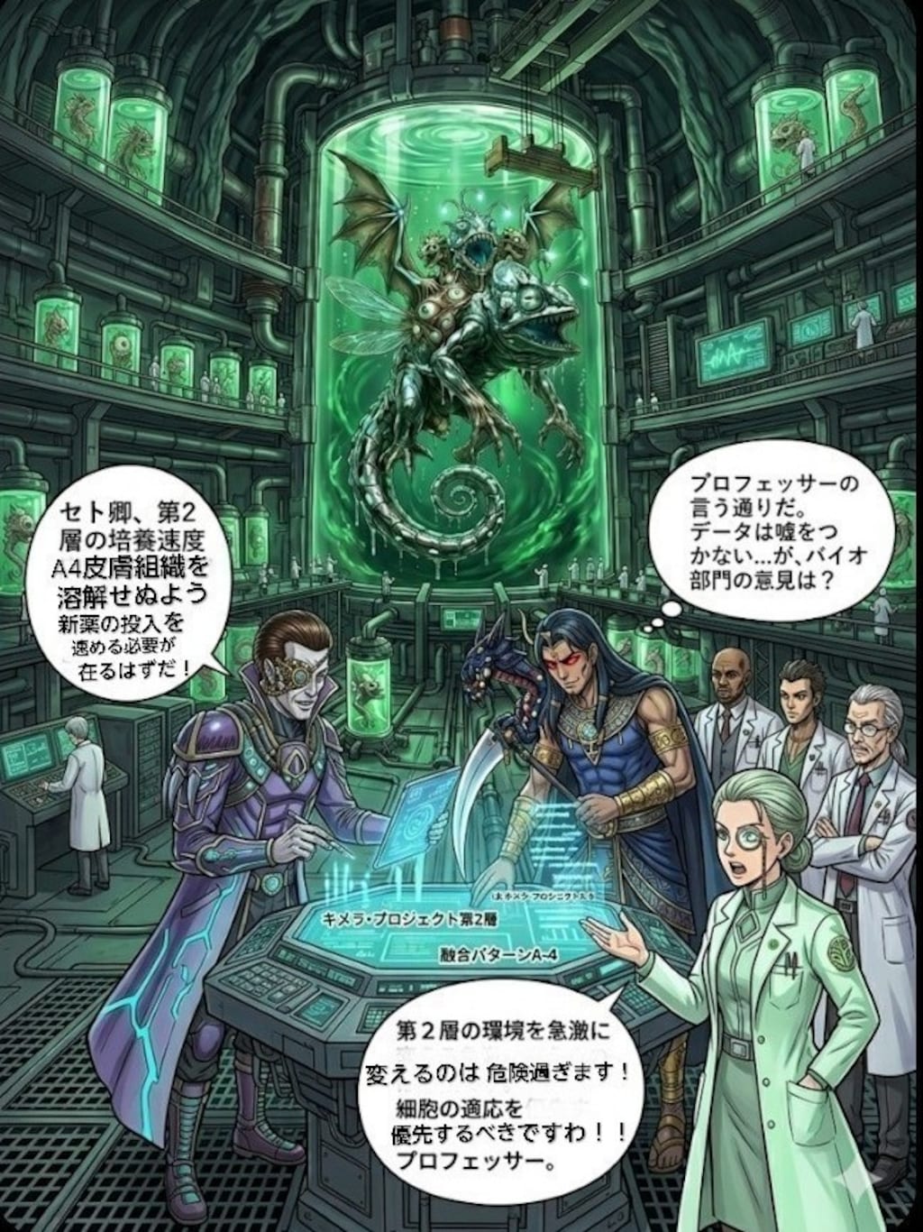 敵組織｢磐是院魔覇斗｣ヴァンゼィンマハトの地下研究所