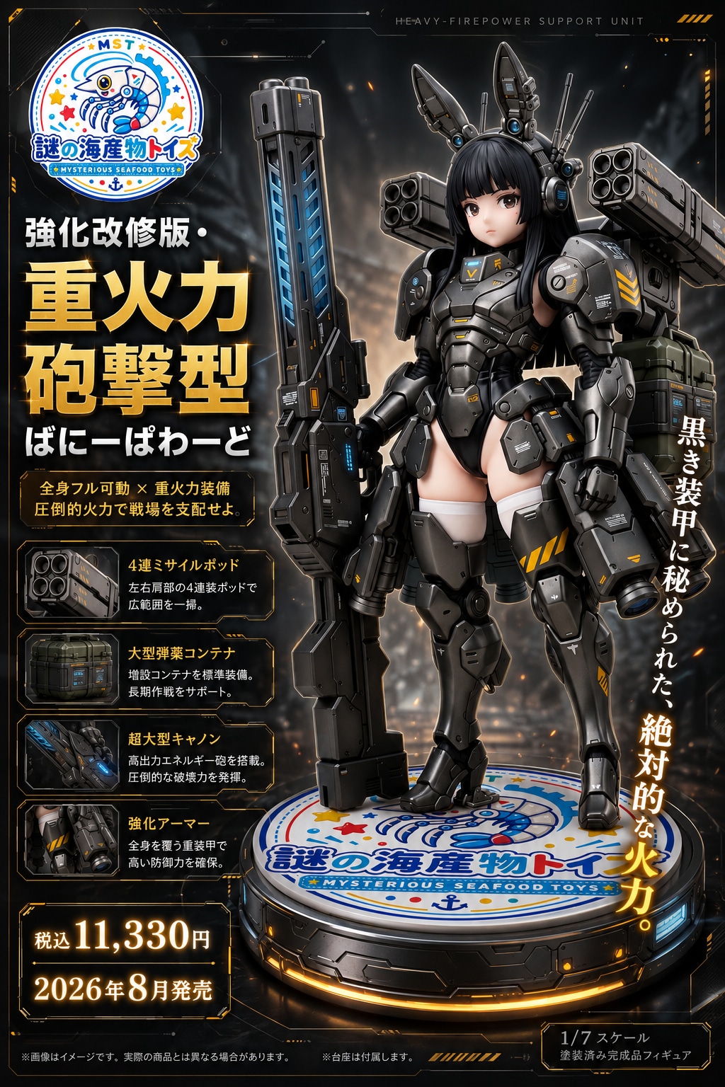 強化改修版・重火力砲撃型ばにーぱわーど！