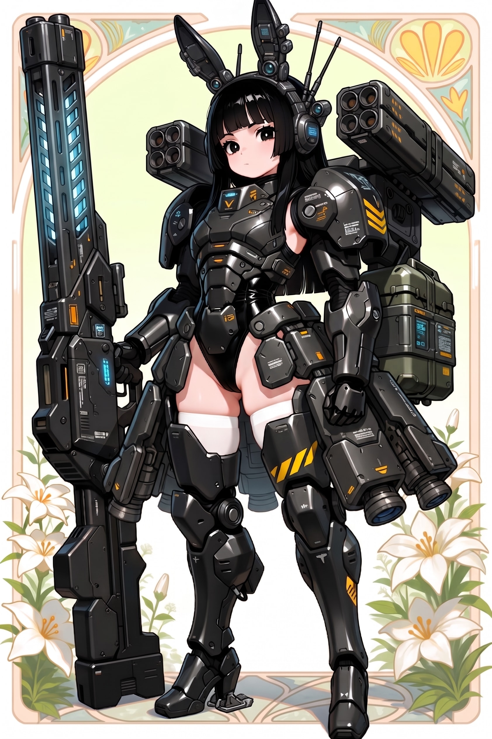 強化改修版・重火力砲撃型ばにーぱわーど！ | の人気AIイラスト・グラビア