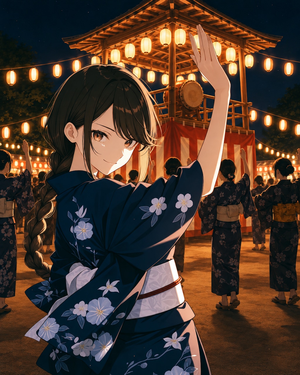 盆踊りだぞ、ハッ。