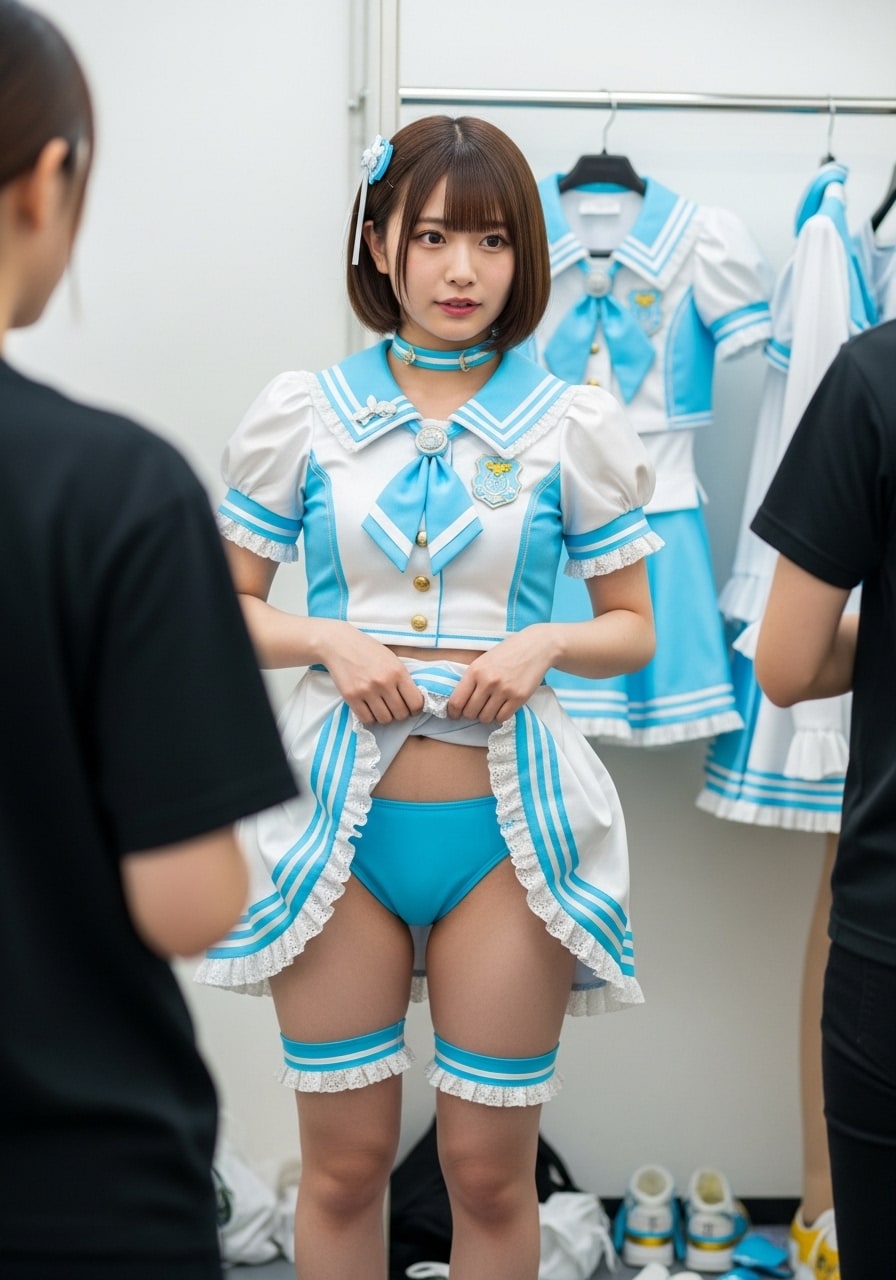 今日スカートの下って、これで合ってましたっけ？