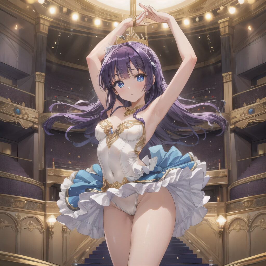 紫髪ロングで演劇の少女２