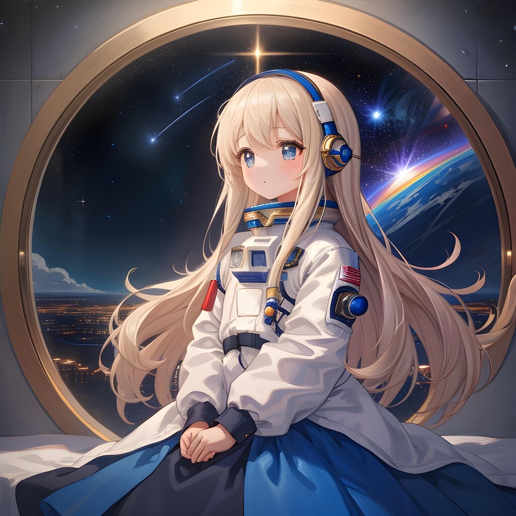宇宙にて
