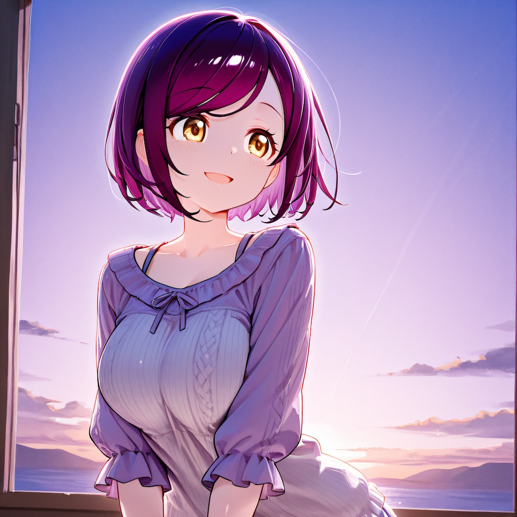 こんばんは（挨拶メイドの芽衣ちゃん）