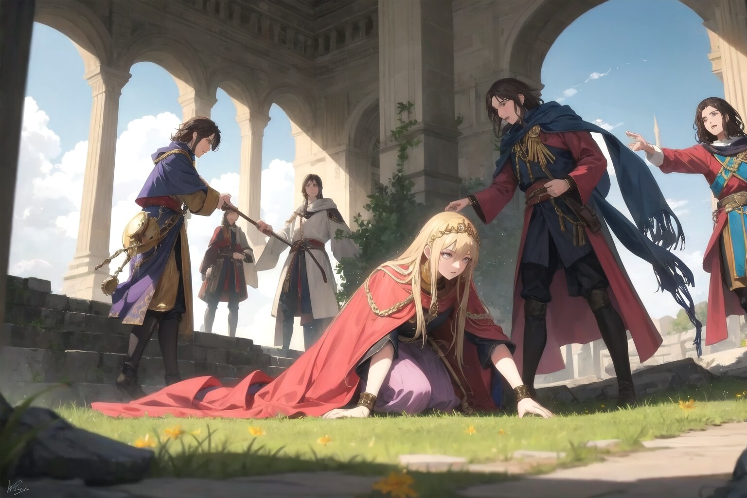 王と最後の魔術師 | の人気AIイラスト・グラビア