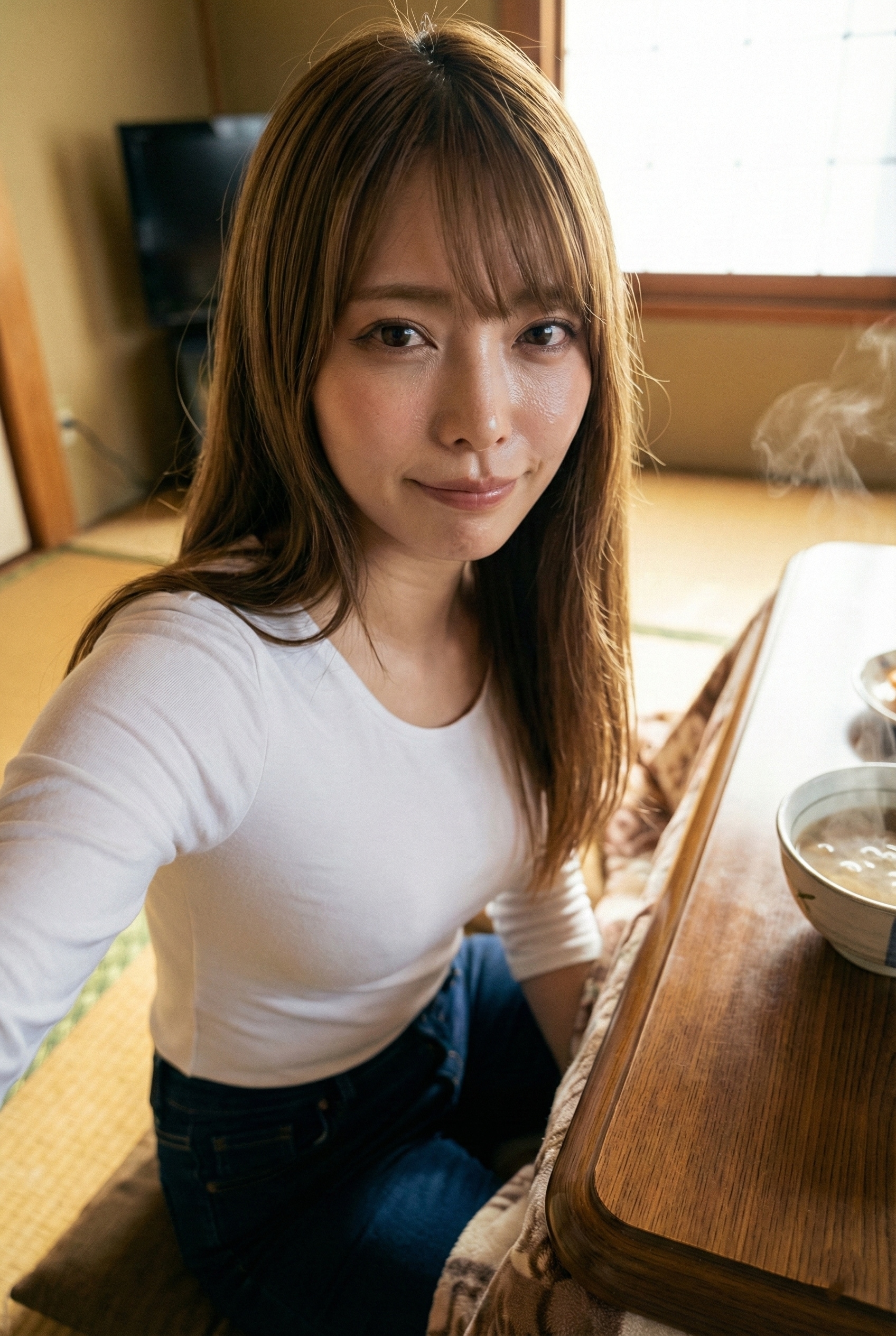 初詣から帰ってきて、お雑煮タイム | の人気AIイラスト・グラビア