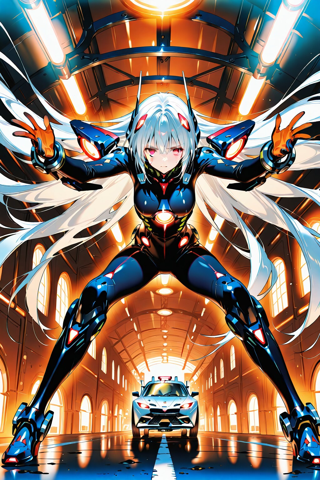訓練中のメカ娘