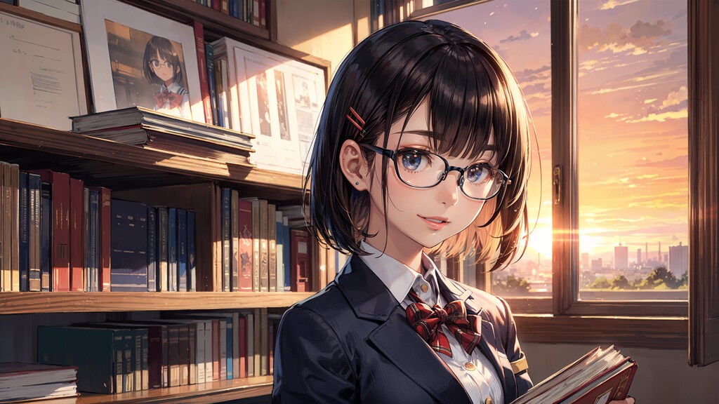 図書室のあの娘