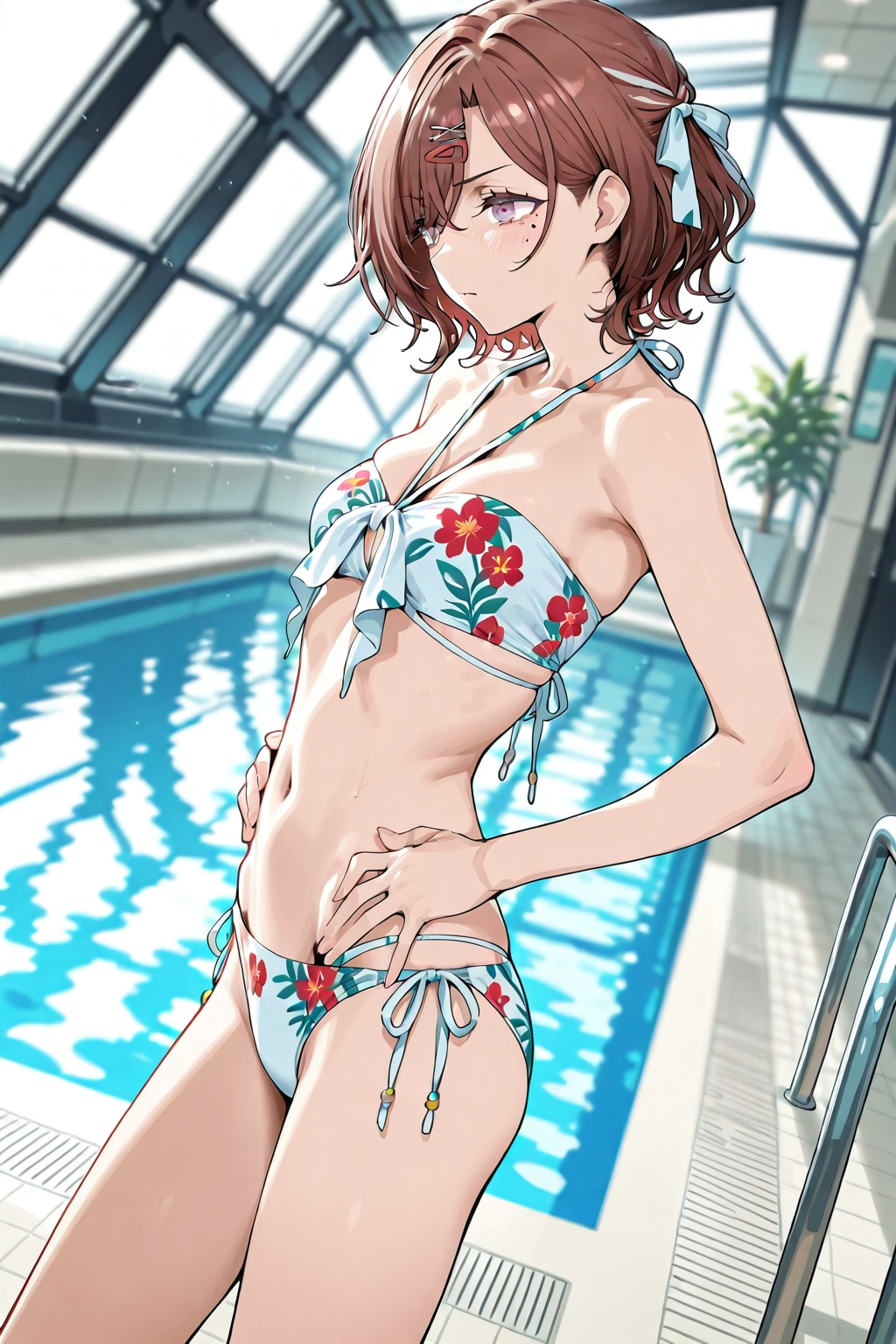 自由時間だからと言って、水着に着替える必要があったのかしら？
