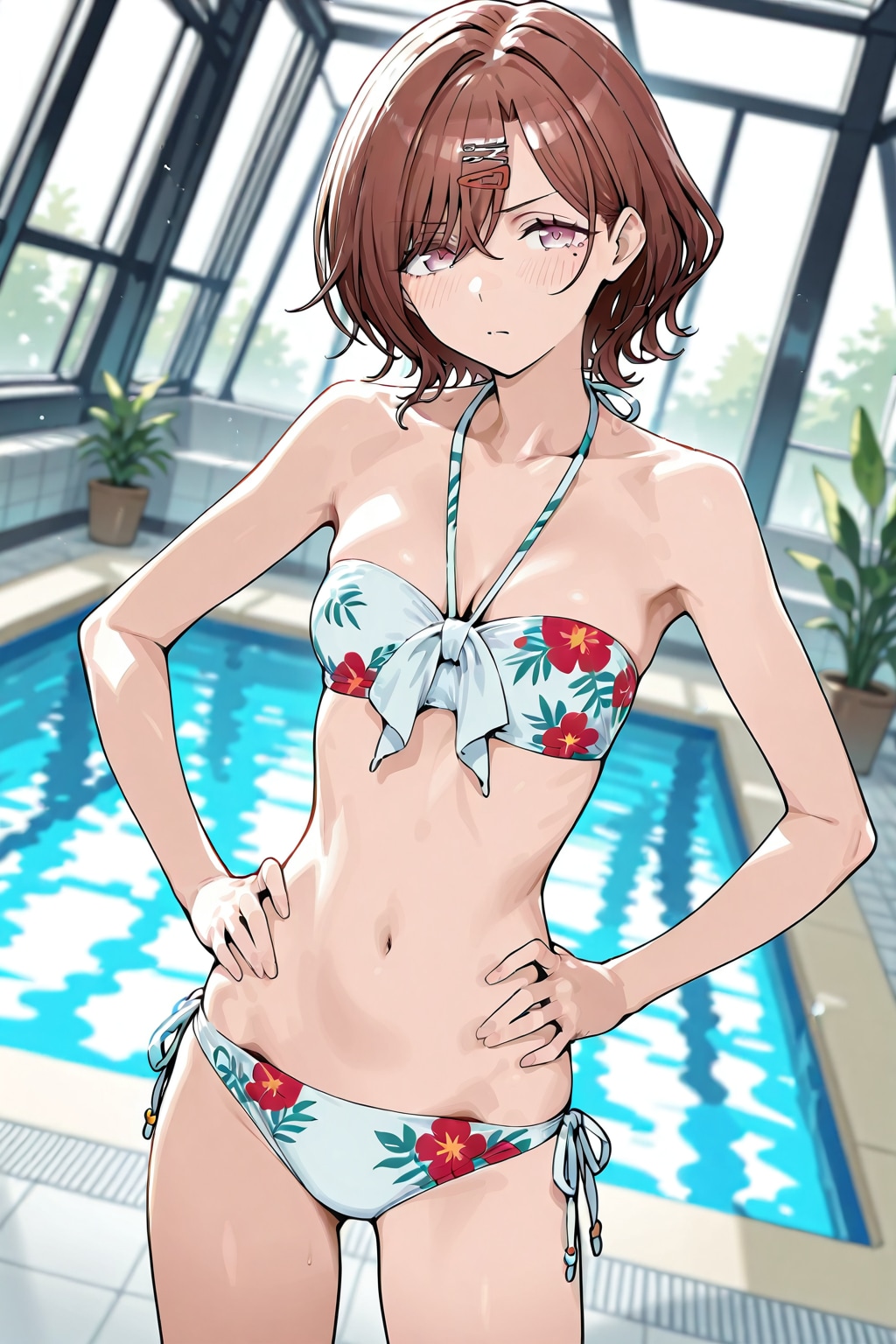 自由時間だからと言って、水着に着替える必要があったのかしら？
