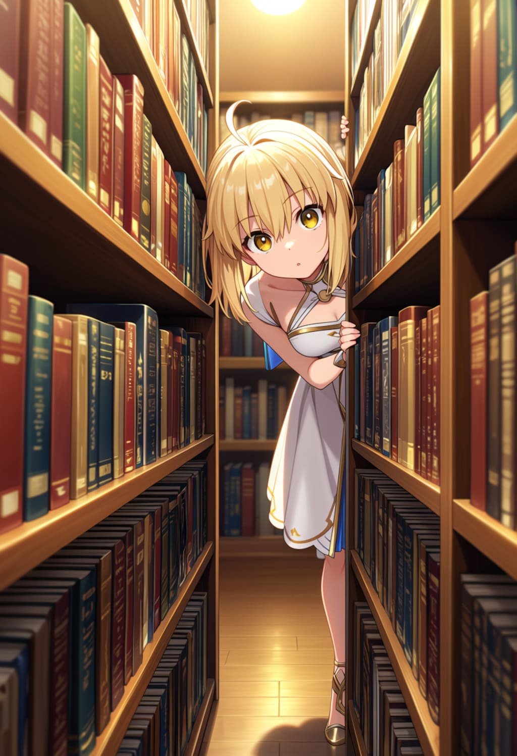 図書館の隠れんぼ