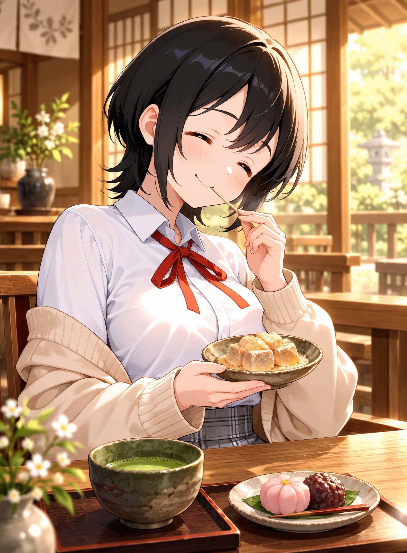 わらび餅おいしー | の人気AIイラスト・グラビア