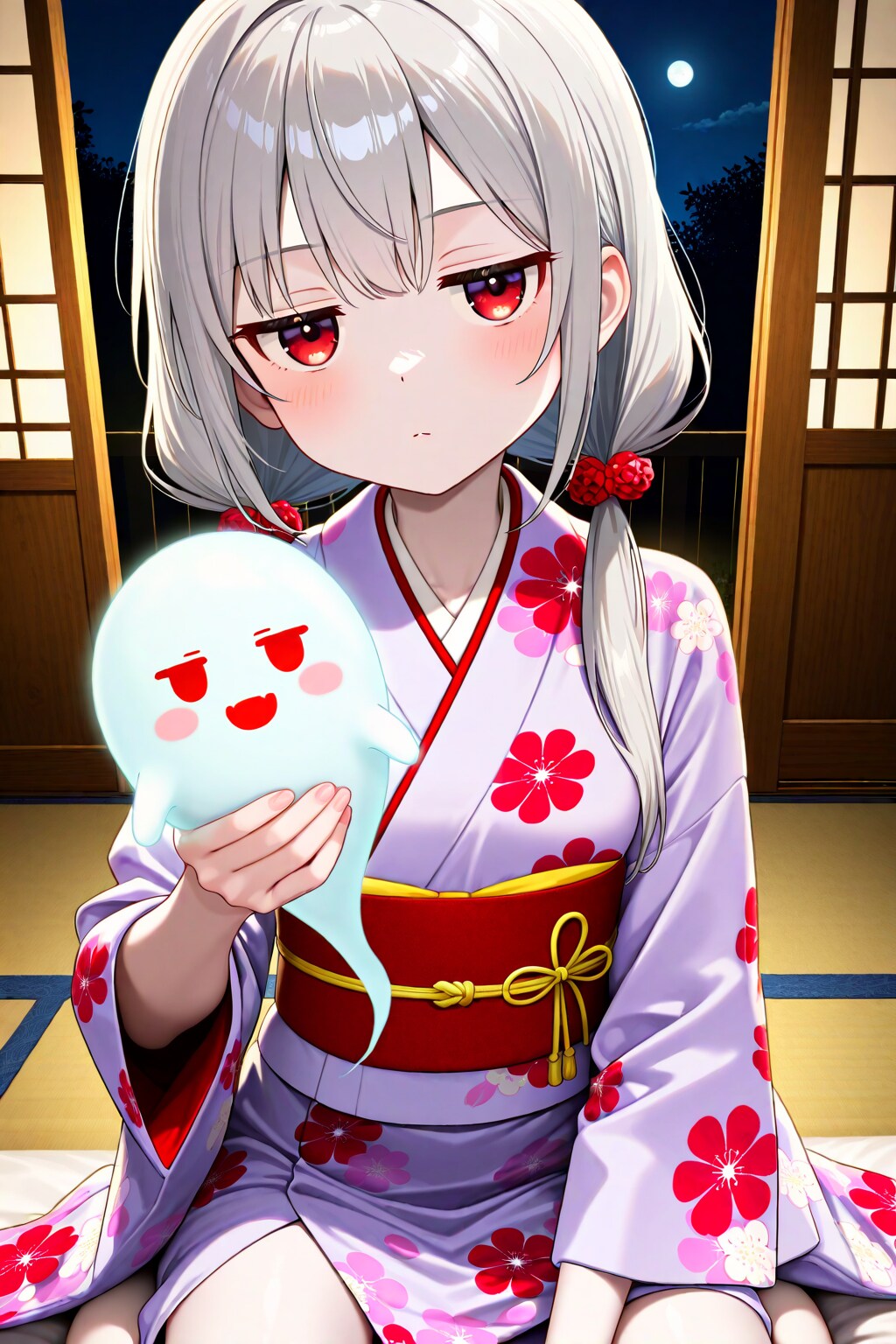 アイちゃんの座敷童ゴトーさんを添えて