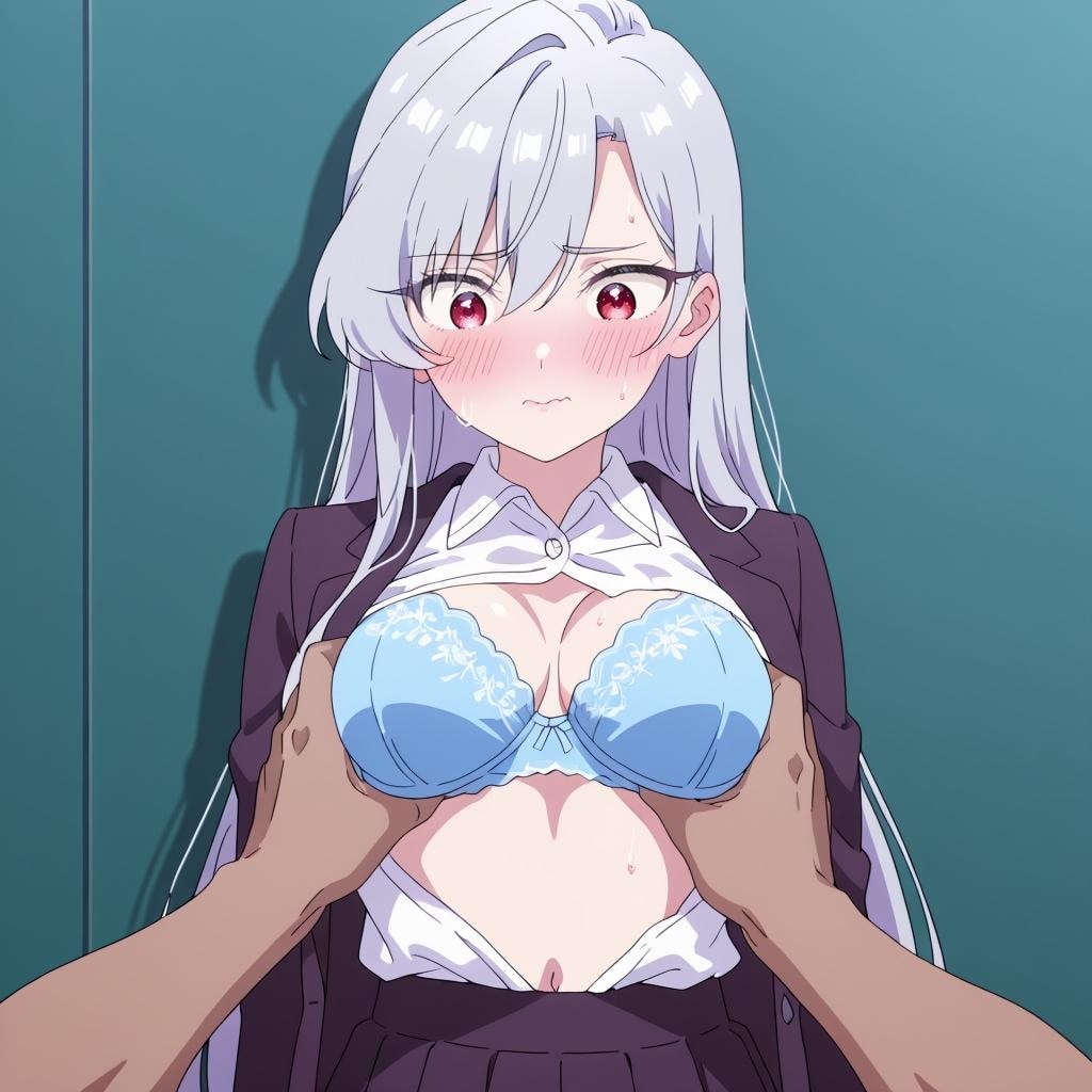 セクハラされる栄逢凪乃/君のことが大大大大大好きな100人の彼女  Nano eiai/The 100 Girlfriends Who Really, Really, Really, Really,