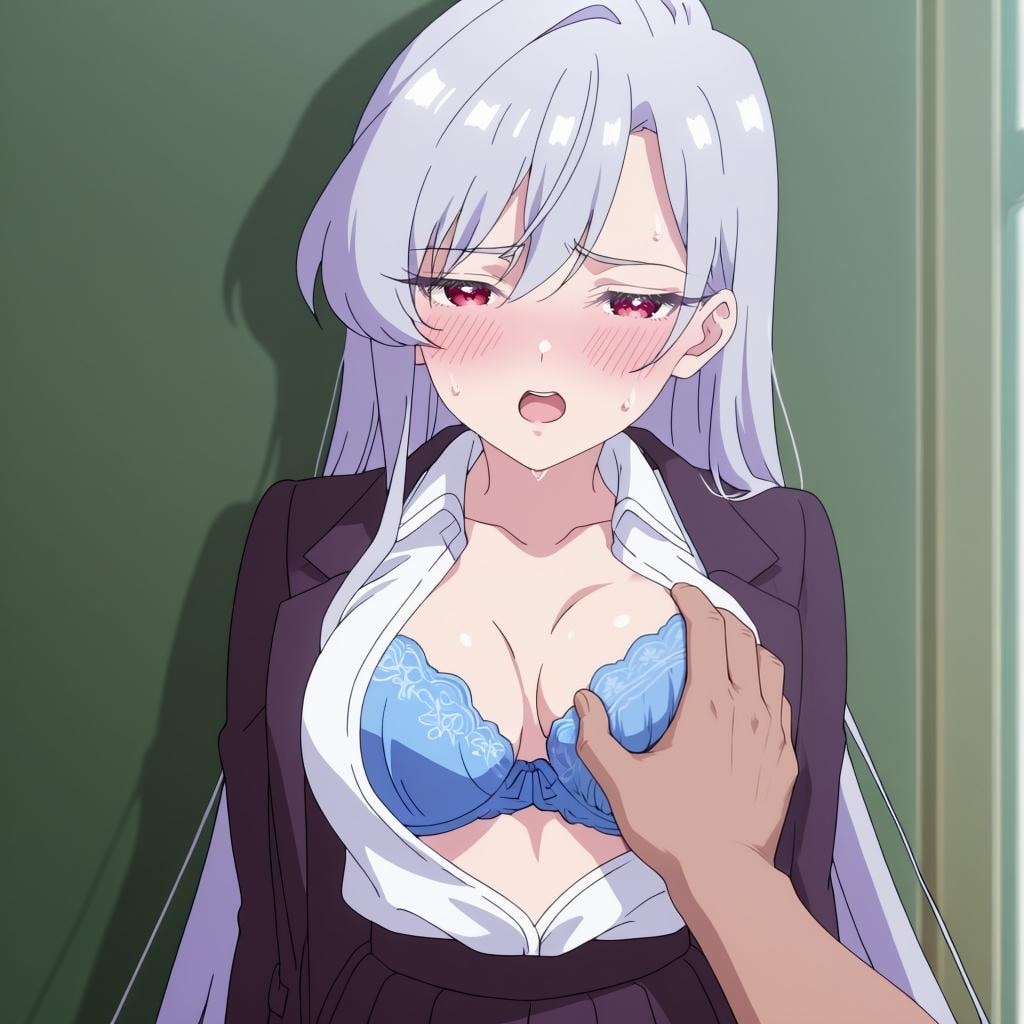 セクハラされる栄逢凪乃/君のことが大大大大大好きな100人の彼女  Nano eiai/The 100 Girlfriends Who Really, Really, Really, Really,