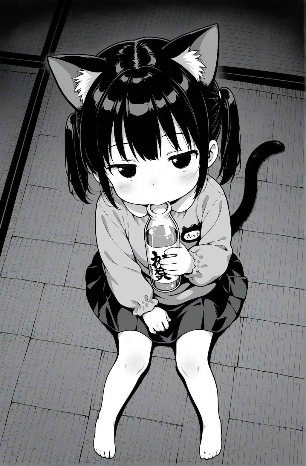 宅飲み猫子